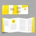 Flyers / Dépliants avec rainage Impression offset - Imprimerie My Yellow