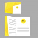 Flyers / Dépliants avec rainage Impression offset - Imprimerie My Yellow