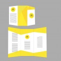 Flyers / Dépliants avec rainage Impression offset - Imprimerie My Yellow